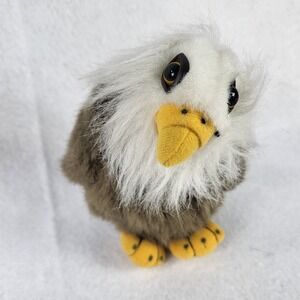 K&M International Audubon Bald Eagle 6" Stuffed Plush America Bird Toy No Sound